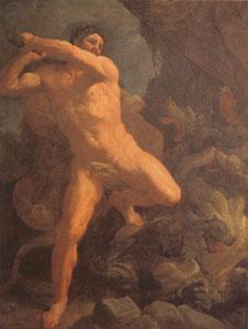 Guido Reni Hercules Vanquishing the Hydra (mk05) Germany oil painting art